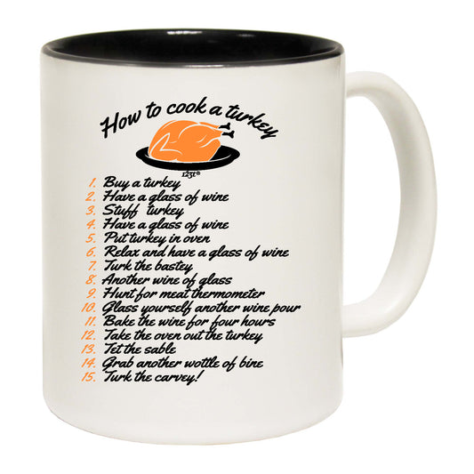 The Christmas Hub - How To Cook A Turkey Christmas - Funny Coffee Mug