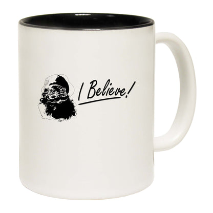 The Christmas Hub - Believe Santa Christmas - Funny Coffee Mug