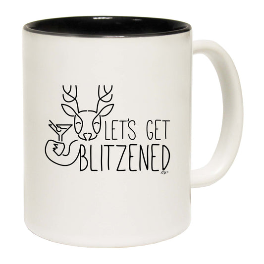 The Christmas Hub - Lets Get Blitzened Christmas - Funny Coffee Mug