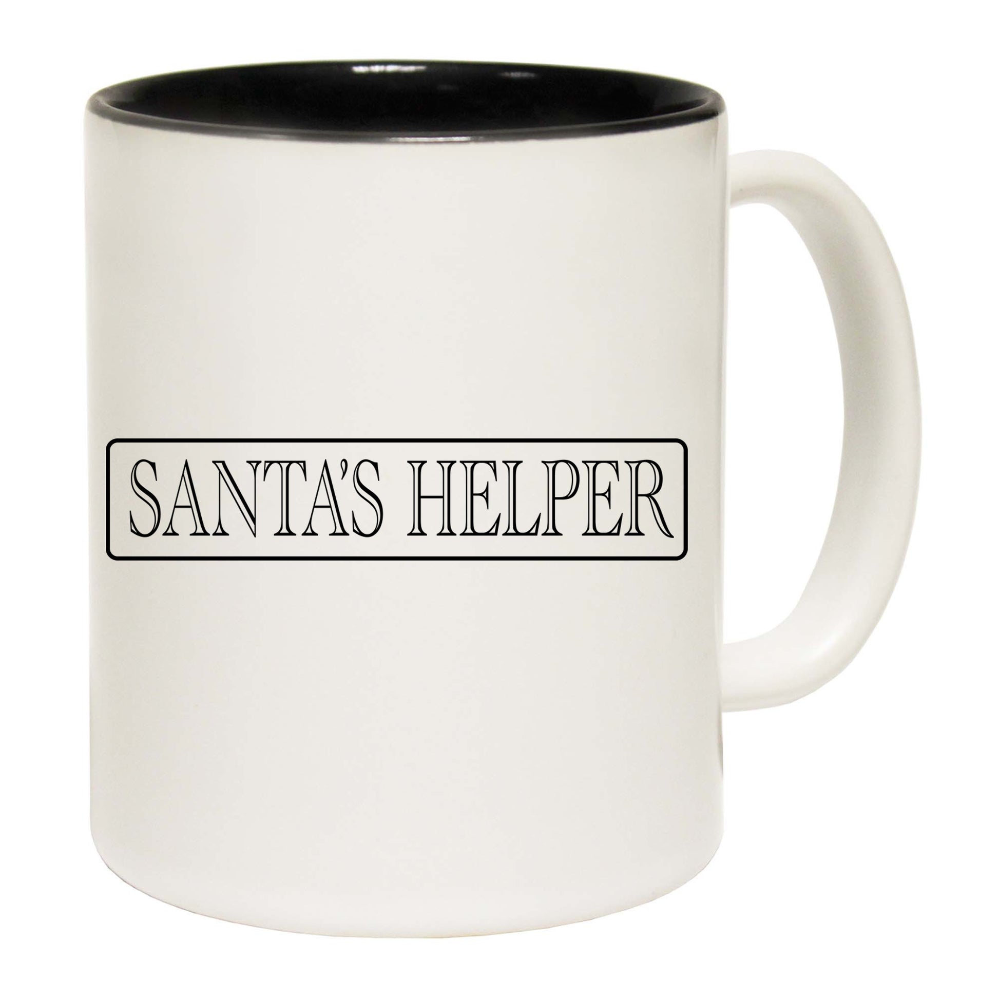 The Christmas Hub - Santas Helper Christmas Xmas - Funny Coffee Mug