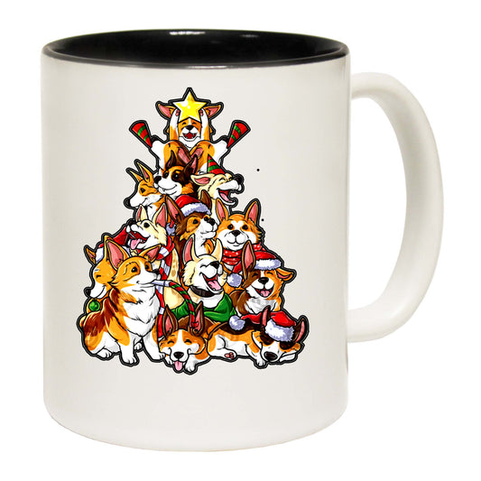 The Christmas Hub - Christmas Tree Xmas Dogs - Funny Coffee Mug