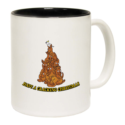 The Christmas Hub - Have A Cracking Christmas Kangaroo - Funny Coffee Mug