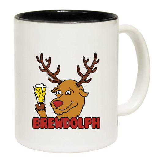 The Christmas Hub - Brewdolph Christmas Beer - Funny Coffee Mug