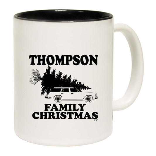 The Christmas Hub - Family Christmas Thompson - Funny Coffee Mug