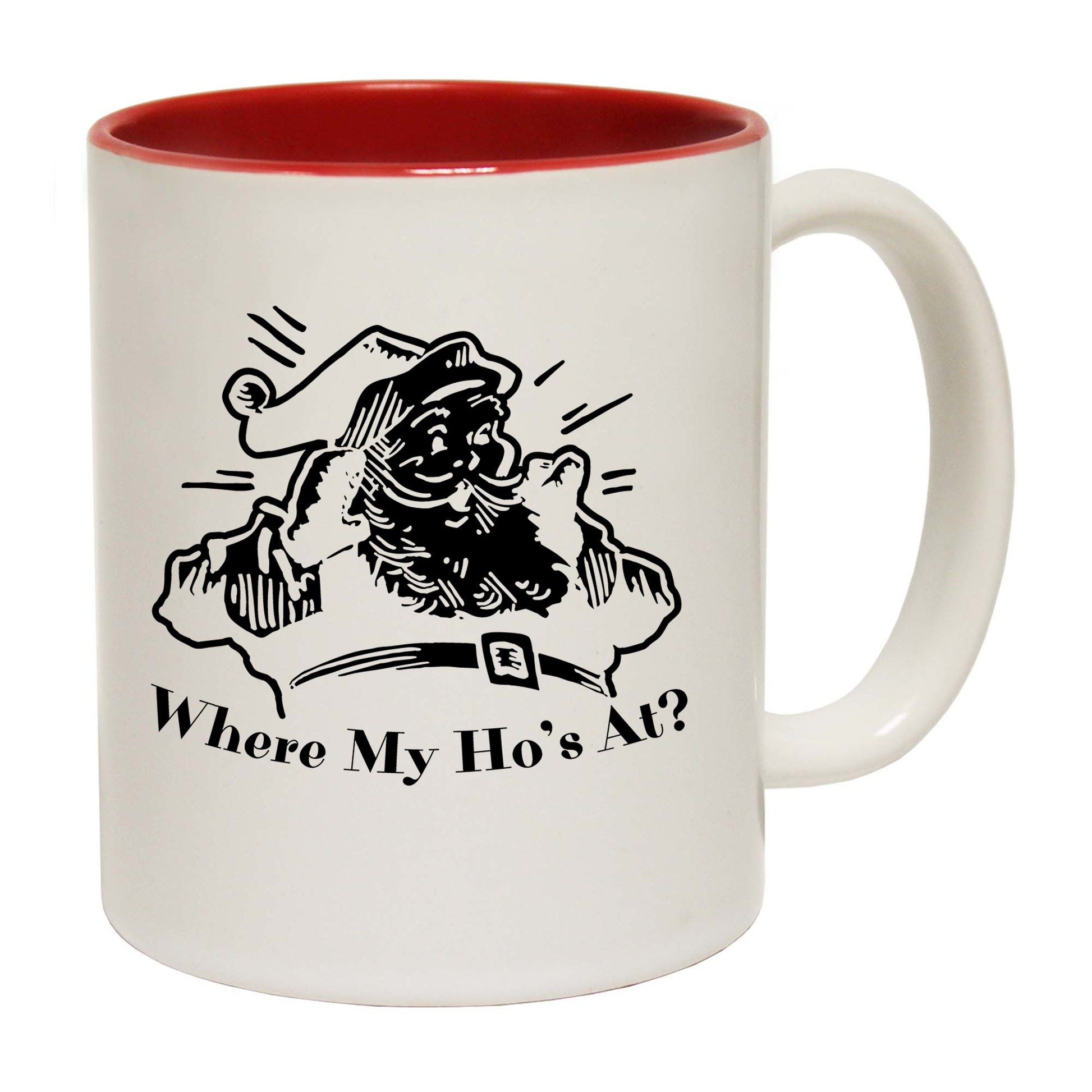 The Christmas Hub - Christmas Where My Hos At - Funny Coffee Mug