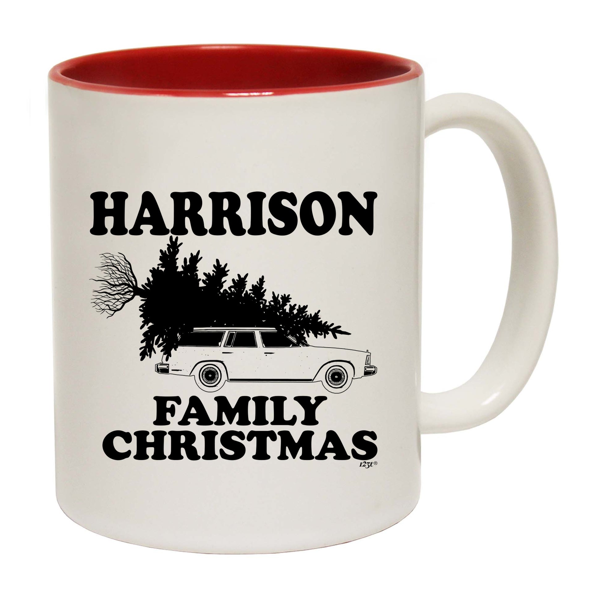 The Christmas Hub - Family Christmas Harrison - Funny Coffee Mug
