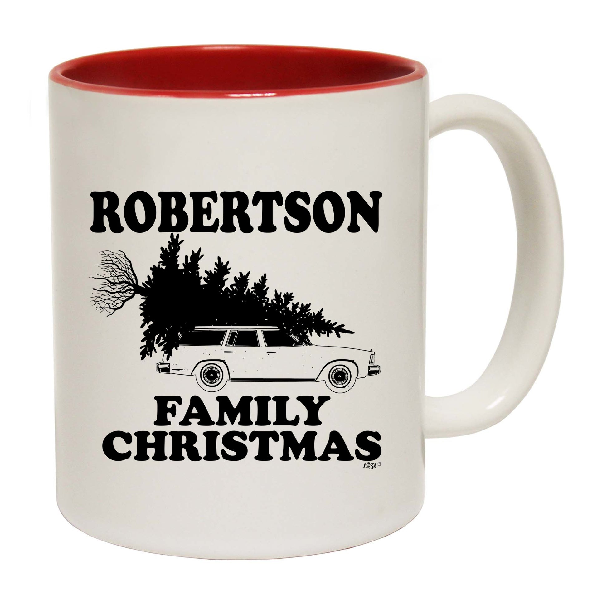 The Christmas Hub - Family Christmas Robertson - Funny Coffee Mug