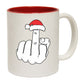 The Christmas Hub - Christmas Middle Finger Christmas - Funny Coffee Mug