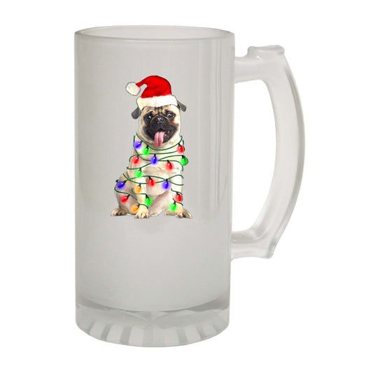 Pug Christmas Dog Xmas - Funny Beer Stein