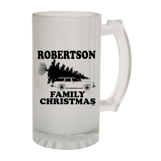 Family Christmas Robertson - Funny Beer Stein