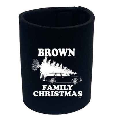 Family Christmas Brown - Funny Stubby Holder