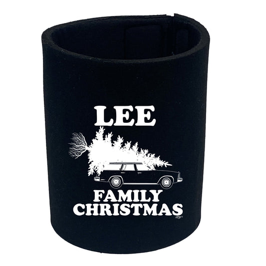 Family Christmas Lee - Funny Stubby Holder