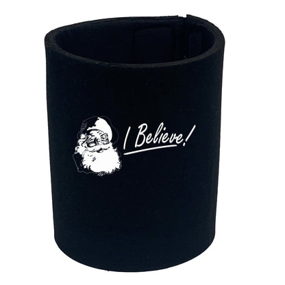 Believe Santa Christmas - Funny Stubby Holder